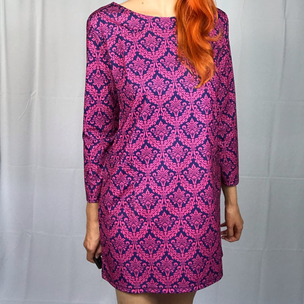 Pink Mod Shift Dress Medium